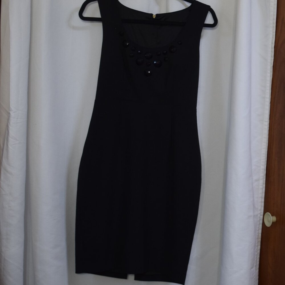 Express Design Studio black fitted dress.